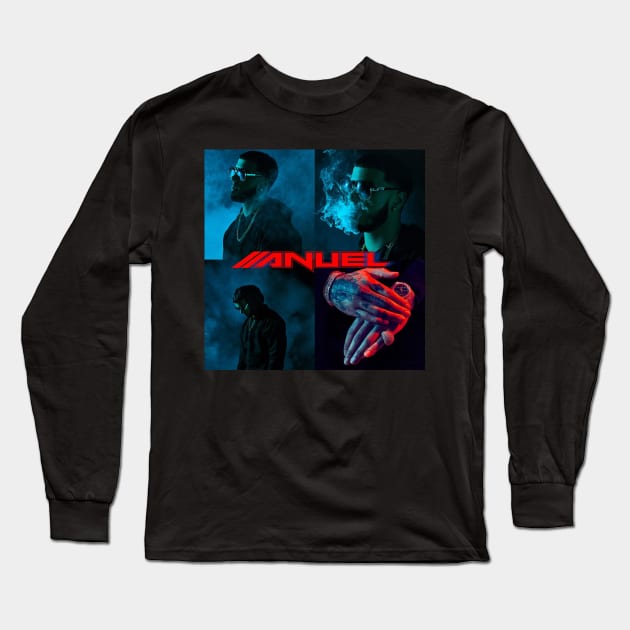 Anuel Long Sleeve T-Shirt by EtheLabelCo